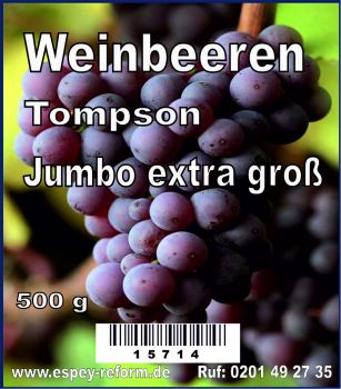 Weinbeeren Tompson Jumbo 500 g